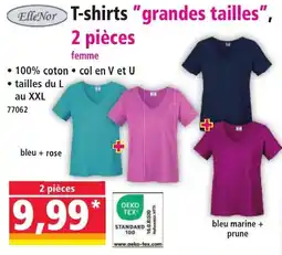 Norma ELLE NOR T-shirts "grandes tailles", offre