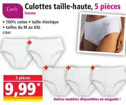 Norma Culottes taille-haute, 5 pièces offre