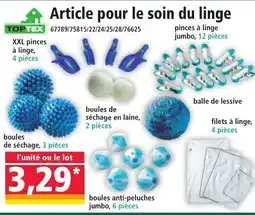 Norma Article pour le soin du linge offre