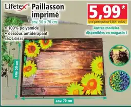 Norma LIFETEX Paillasson imprimé offre