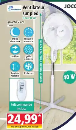 Norma Ventilateur sur pied offre