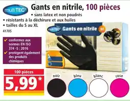 Norma MULTI TEC Gants en nitrile offre