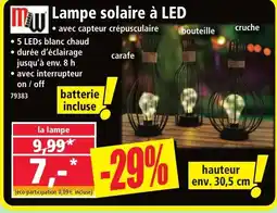 Norma Lampe solaire à LED offre