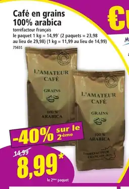 Norma Café en grains 100% arabica offre