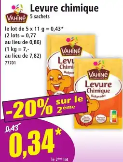 Norma VAHINé Levure Chimique offre