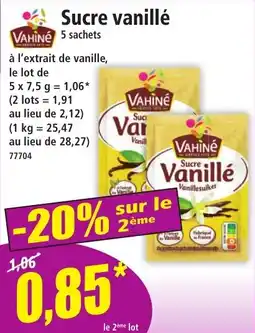 Norma VAHINE Sucre vanillé 5 sachets offre