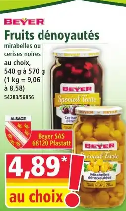 Norma BEYER Fruits dénoyautés offre