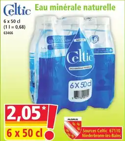 Norma CELTIC Eau minérale naturelle offre