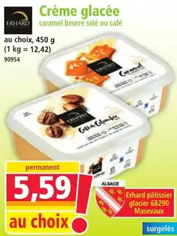 Norma ERHARD Crème glacée caramel beurre salé ou café offre