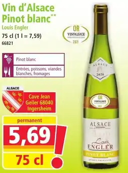 Norma Vin d'Alsace Pinot blanc offre