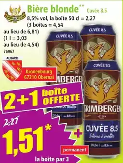 Norma GRIMBERGEN Bière blonde offre