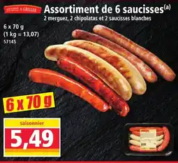 Norma Assortiment de 6 saucisses offre