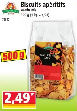 Norma GECCHELE Biscuits apéritifs salatini mix offre