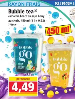 Norma Bubble tea offre