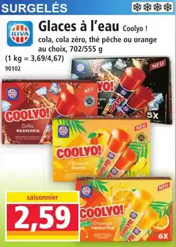 Norma Glaces à l'eau offre