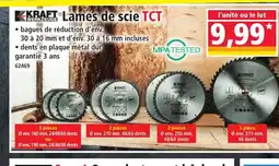 Norma KRAFT Lames de scie TCT offre