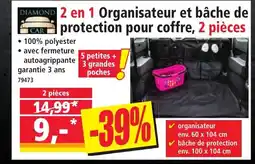 Norma Organisateur et bâche de protection pour coffre, 2 pièces offre