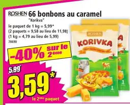 Norma ROSHEN 66 bonbons au caramel offre
