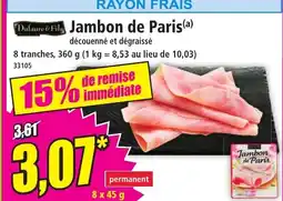 Norma Jambon de Paris offre