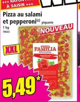 Norma Pizza au salami et pepperoni offre