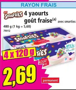 Norma SMARTIES 4 goût fraise offre