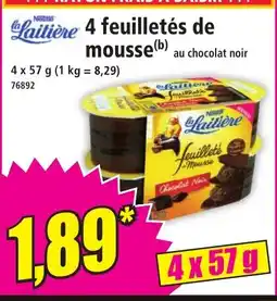 Norma 4 feuilletés de mousse offre