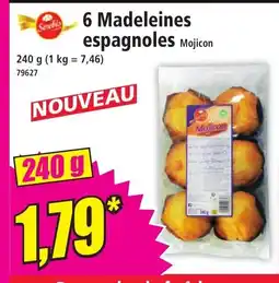 Norma 6 Madeleines espagnoles offre
