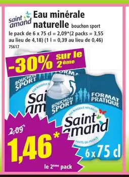 Norma SAINT AMAND Eau minérale naturelle offre