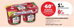 U Express MAMIE NOVA Yaourt aux fruits offre