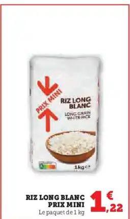 U Express Riz long blanc offre