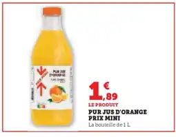 U Express Pur jus d'orange offre