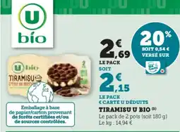 U Express Tiramisu u bio offre