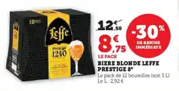 U Express Biere blonde leffe prestige 8° offre