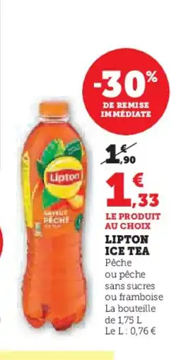 U Express LIPTON Ice tea offre