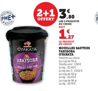 U Express OYAKATA Nouilles sautees yakisoba offre