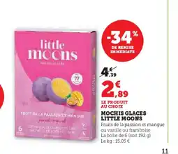 U Express LITTLE MOONS Mochis glaces offre