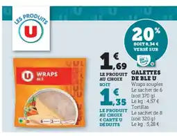 U Express Galettes de ble u offre