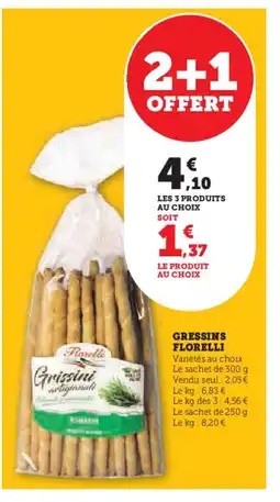 U Express FLORELLI Gressins offre