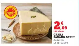 U Express Grana padano aop offre