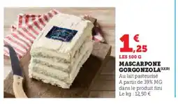 U Express Mascarpone gorgonzola offre