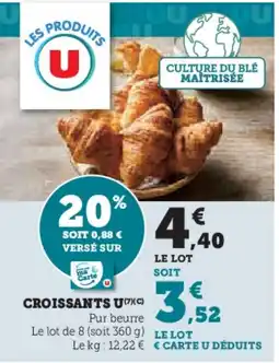 U Express Croissants u offre
