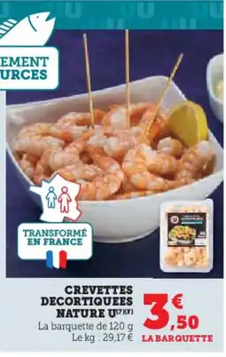 U Express Crevettes decortiquees nature u offre