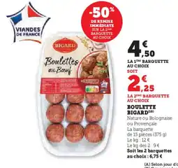 U Express BIGARD Boulette offre