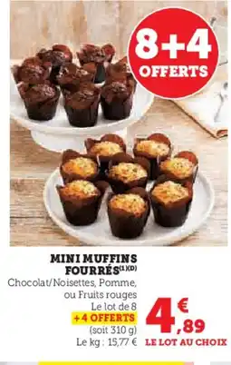 U Express Mini muffins fourrés offre
