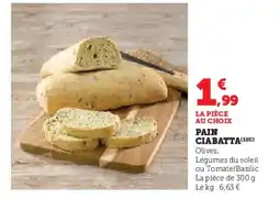U Express Pain ciabatta offre