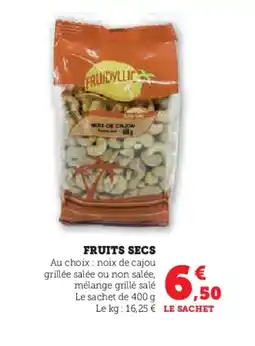 U Express Fruits secs offre