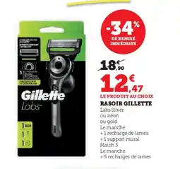 U Express GILLETTE Rasoir offre