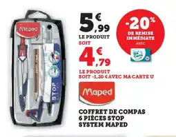 Hyper U MAPED Coffret de compas offre