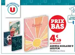 Hyper U Agenda scolaire u offre