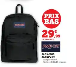 Hyper U JANSPORT Sac à dos offre